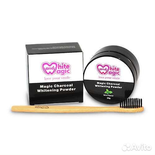 Отбеливающий зубной порошок C углем