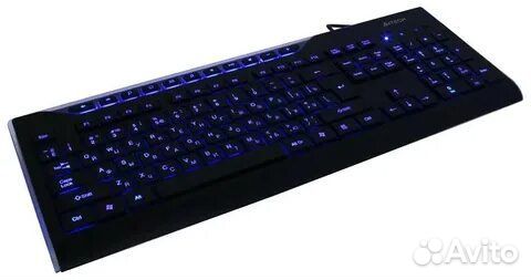 Клавиатура A4tech KD-800L, USB, черный