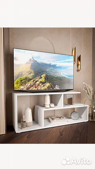 Тумба под тв белая