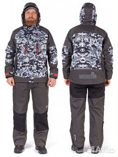 Костюм демисезонный norfin PRO DRY 3 camo все разм