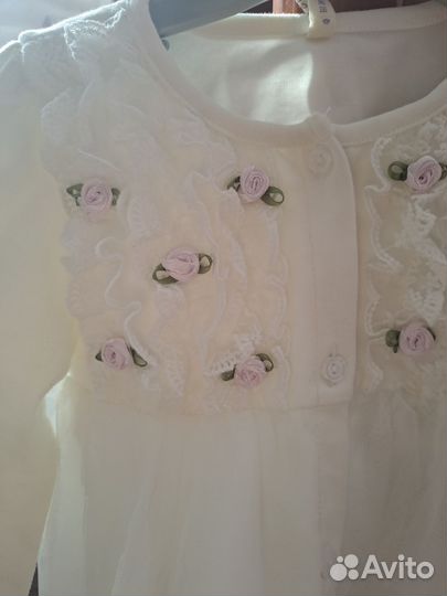 Платье нарядное на девочку 86