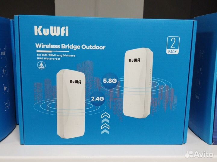 KuWFi Wi-Fi-мост wifi Мост 2.4-5Ггц, CPE 120