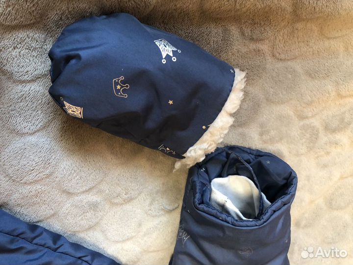 Зимне/весенний/осенний Комбинезон трансформер 74