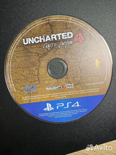 Uncharted 4 путь вора ps4 диск