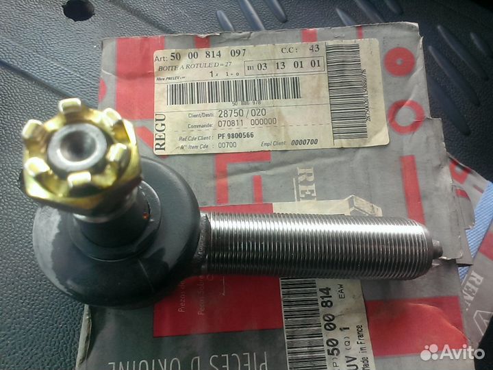 Наконечник рулевой ман l2000,рено, Mercedes 709