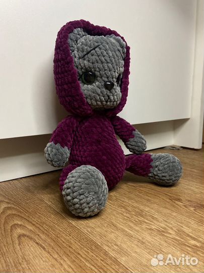 Мишка амигуруми, ручная работы, игрушка