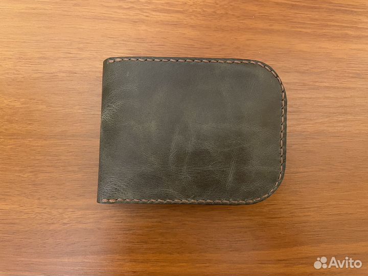 Бумажник из натуральной кожи ручная работа