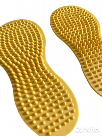Коврик ортопедический с шипами (жёлтый)