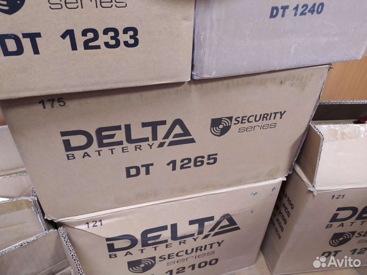 Delta DT1265 65Ач. Аккумулятор для ибп 12В