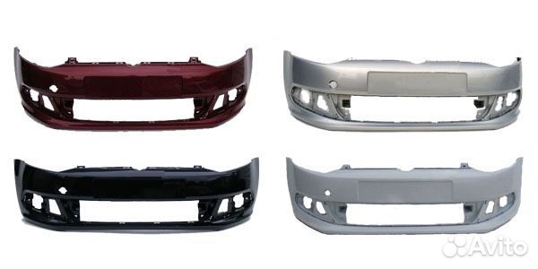 Бампер передний Volkswagen Polo 5 2015-2020