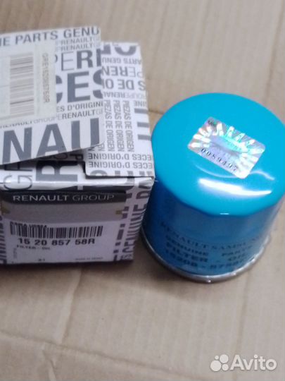 Фильтр масляный renault duster