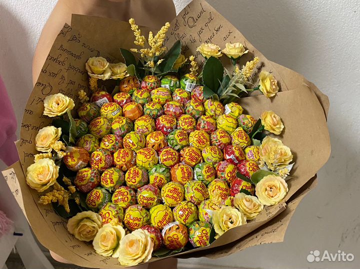 Букет из чупа чупсов