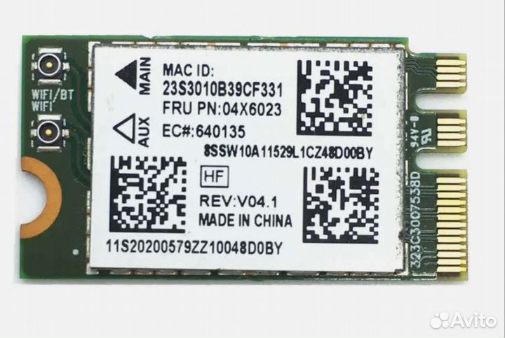 Wifi/BT qcnfa34AC и Broadcom hxb-81