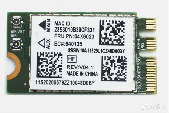 Wifi/BT qcnfa34AC и Broadcom hxb-81