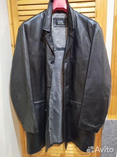 Кожаный тренч Camel Active (Германия) 56р