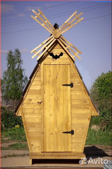 Дачный туалет с установкой