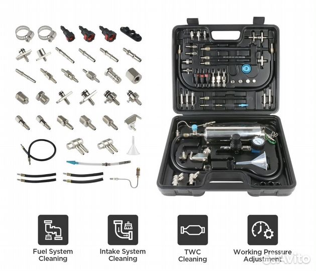 Аппарат для промывки форсунок Autool C100