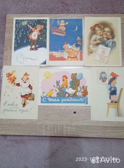 Открытки СССР 50 - 60 г