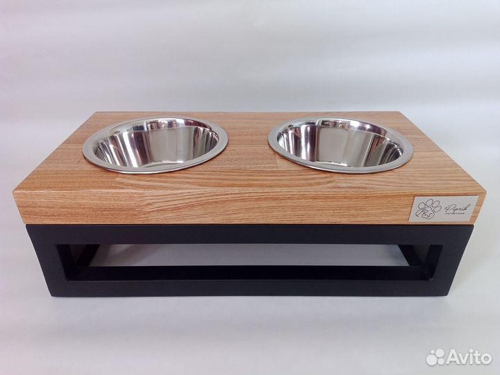 Подставки с мисками для собак и кошек в стиле Loft