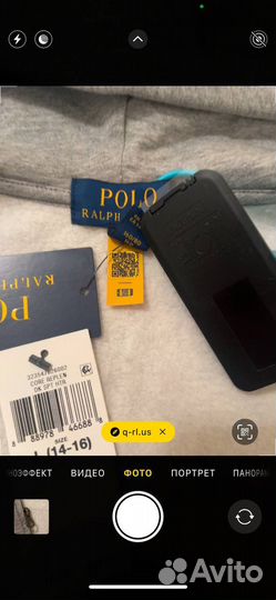 Зип худи Polo Ralph Lauren оригинал