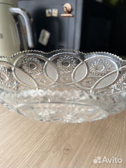 Ваза хрустальная СССР большая