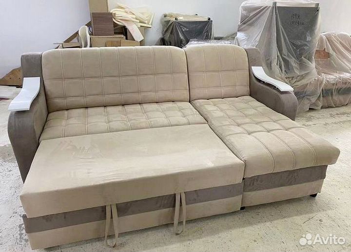 Диван с оттоманкой новый Оскар