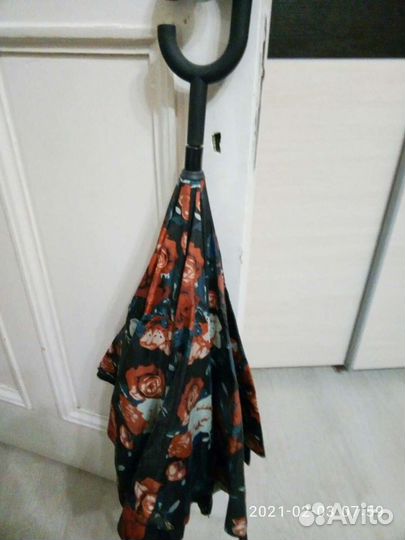 Зонт трость женский