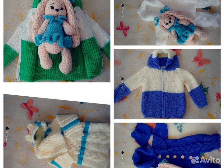 Вязанные вещи ручной работы для детей и взрослых