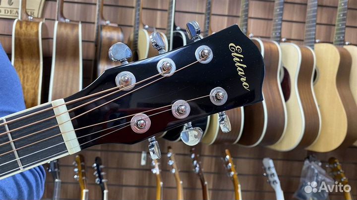 Акустическая гитара Elitaro + Аксессуары