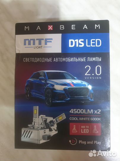 Лампы LED D1S MTF
