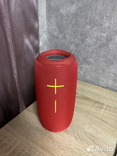 Блютуз колонка hopestar красная