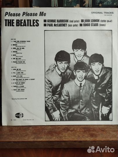 The Beatles. Please please me. LP RU