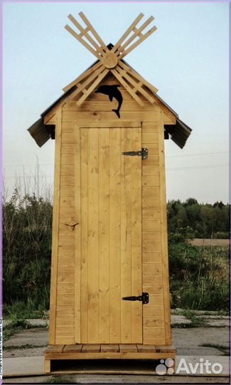 Уличный туалет домик с установкой бов 245