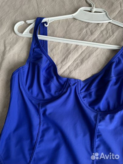 Купальник сплошной синий 75b