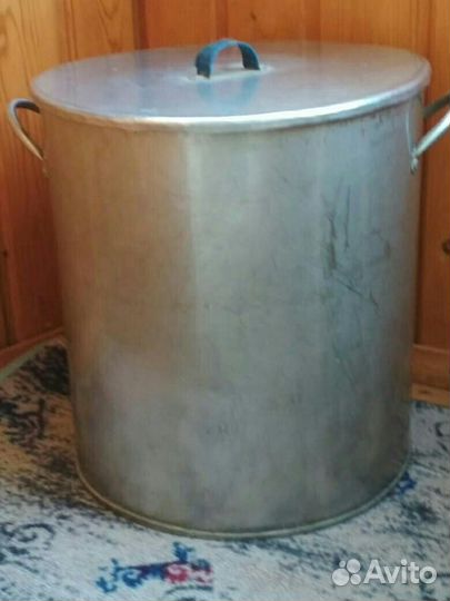 Бак алюминиевый с крышкой
