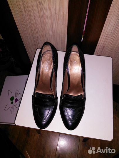 Туфли кожаные