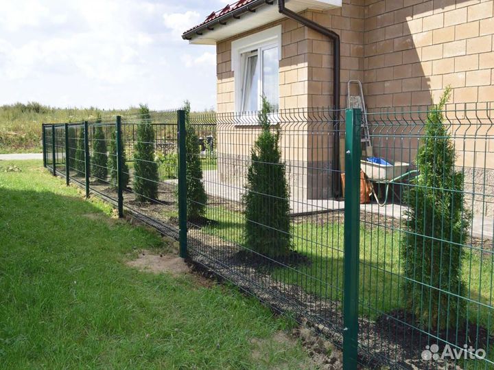 Заборы и калитки 3Д 2D 1м