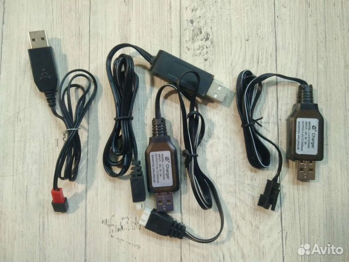 Зарядные USB шнуры для радиоуправляемых игрушек