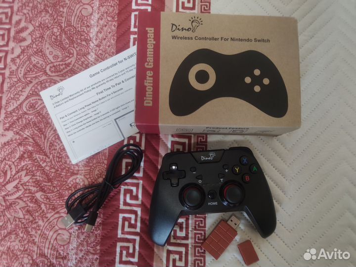 Джойстик и адаптер 8bitdo Nintendo