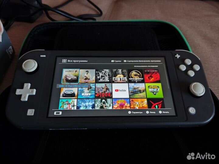 Nintendo switch lite с играми 128 Gb