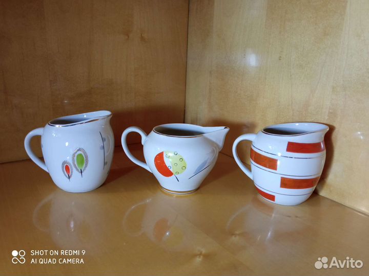 Молочники-сливочники из 1960-х Барановка/Довбыш