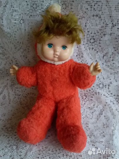 Кукла СССР 41 см и елочка