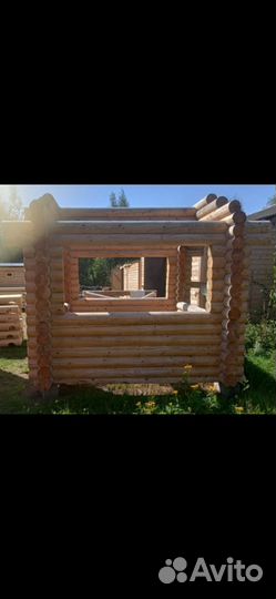 Сруб беседка