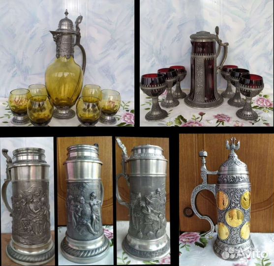 Антикварные пивные кружки Германии