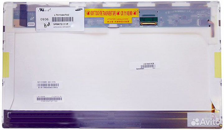 Матрица wxga HD (1366x768) LED LTN156AT02 claa156W