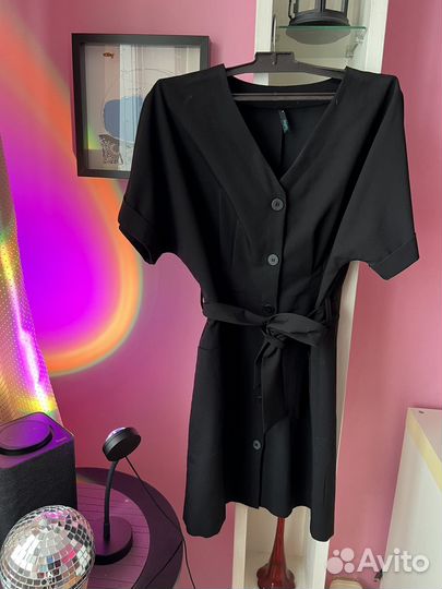 Черное короткое платье Befree