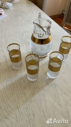 Графин хрустальный со стаканами