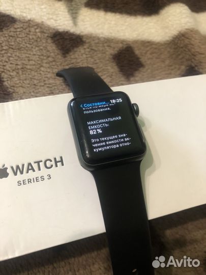 Часы apple watch 3 38 mm
