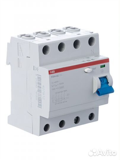 ABB F204AC узо 4Р 40А 300mA (AC)