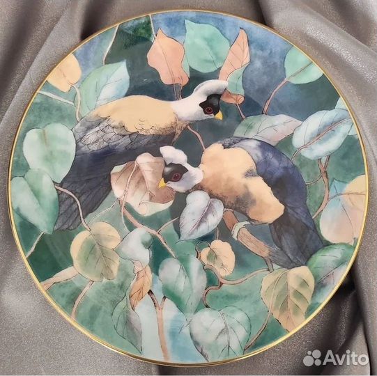 Тарелка декоративная Wedgwood птицы